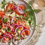 Mediterranean Tomato Red Onion Salad