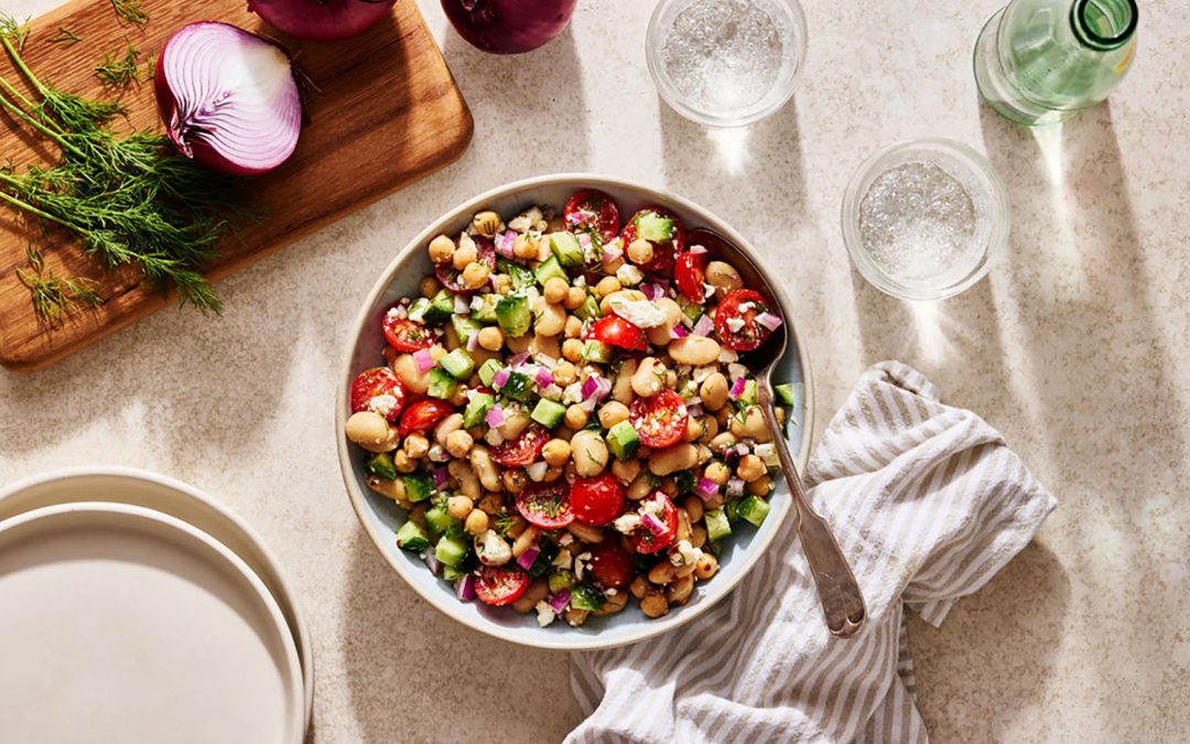 Artisan Red Onion Dense Bean Salad