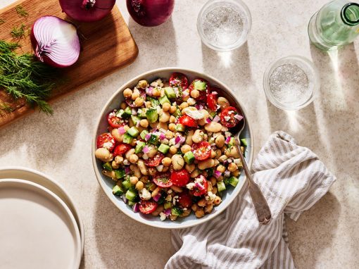 Artisan Red Onion Dense Bean Salad