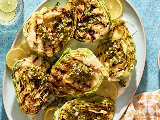 Grilled Artisan Cabbage Steaks