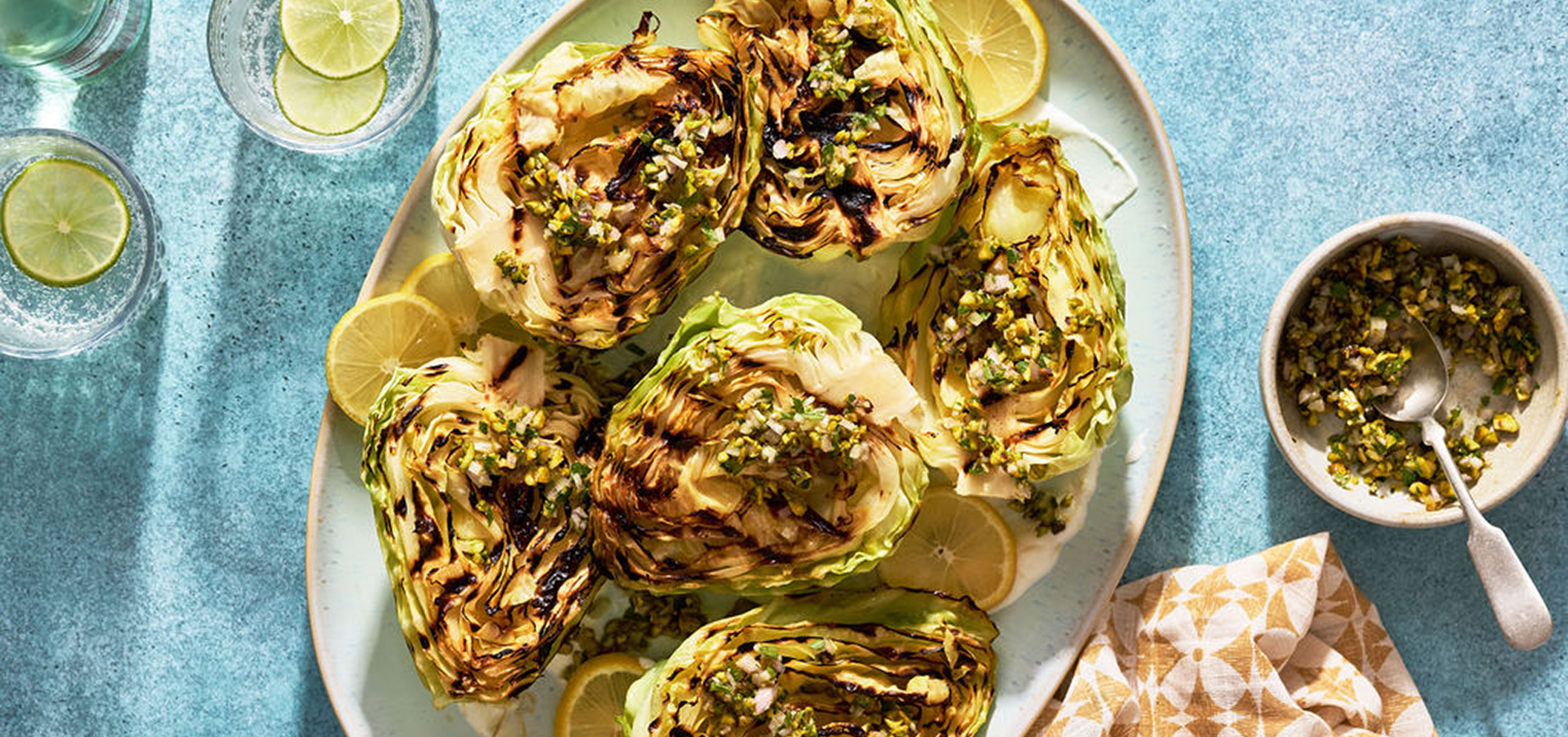 Grilled Artisan Cabbage Steaks