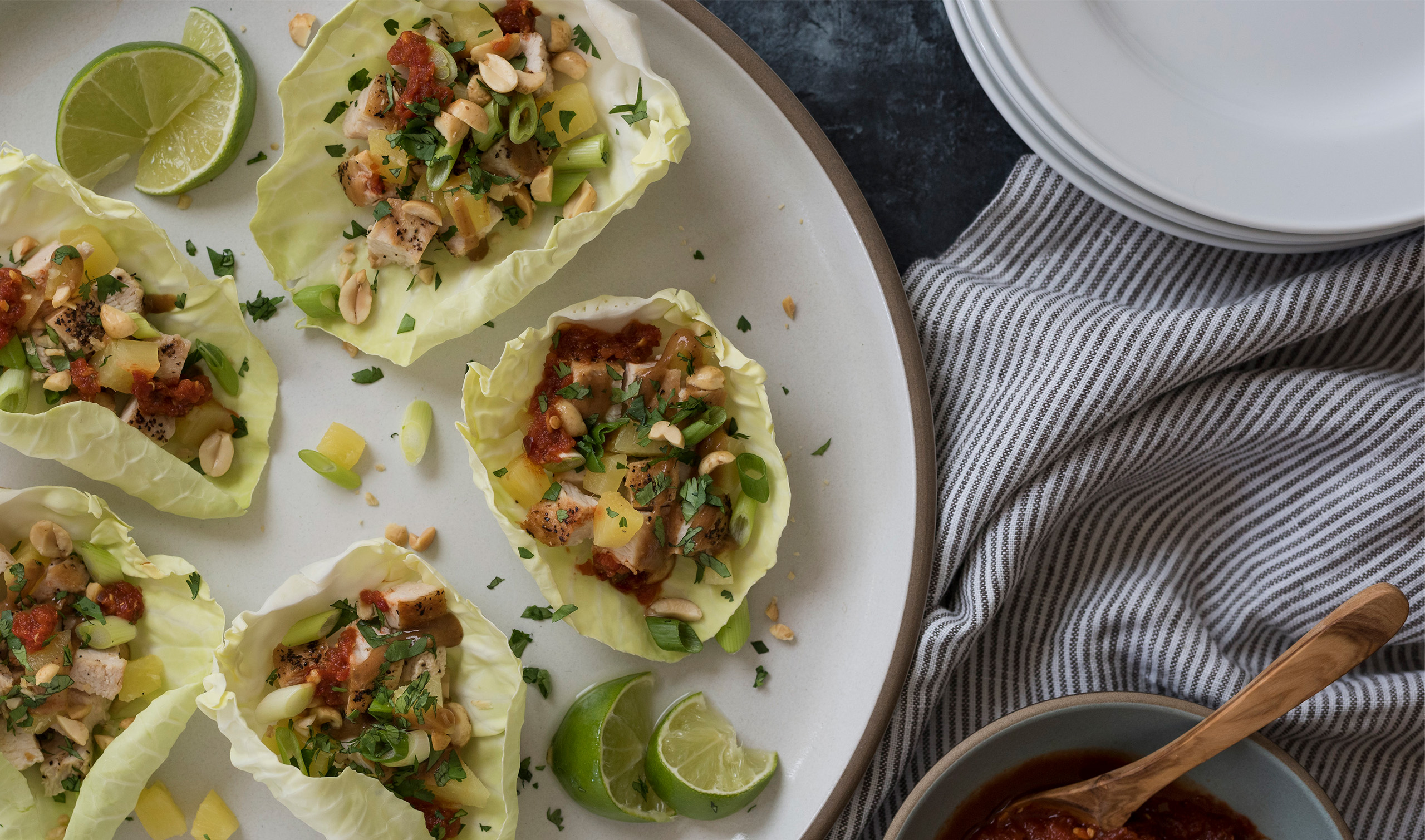 Artisan Dew Drop Thai Chicken Cups