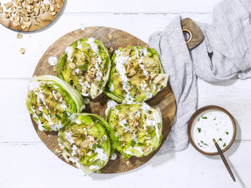 Grilled Artisan Baby Iceberg with Buttermilk Dressing