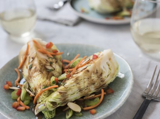 Artisan Dew Drop Asian Wedge Salad with Ginger Sesame Dressing
